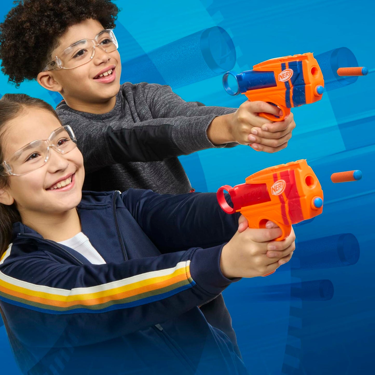 Nerf N Series Duo Pack, Includes 2 Ward Blasters, 12 N1 Darts Compatible Only N Series Blasters, Kids Outdoor Games, Ages 8+