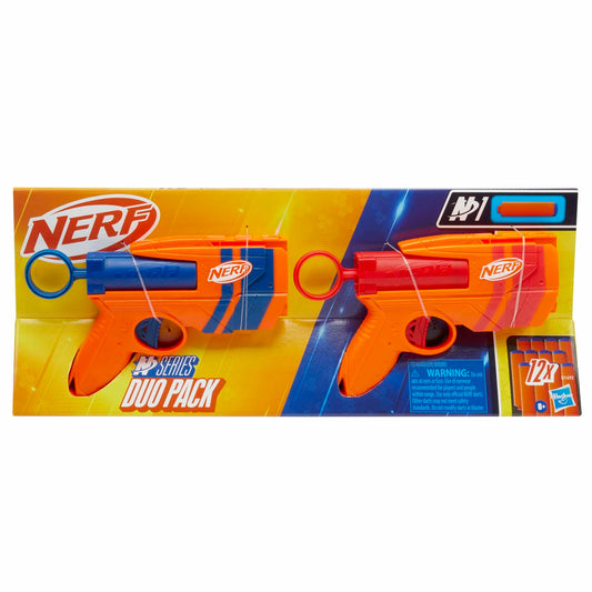 Nerf N Series Duo Pack, Includes 2 Ward Blasters, 12 N1 Darts Compatible Only N Series Blasters, Kids Outdoor Games, Ages 8+
