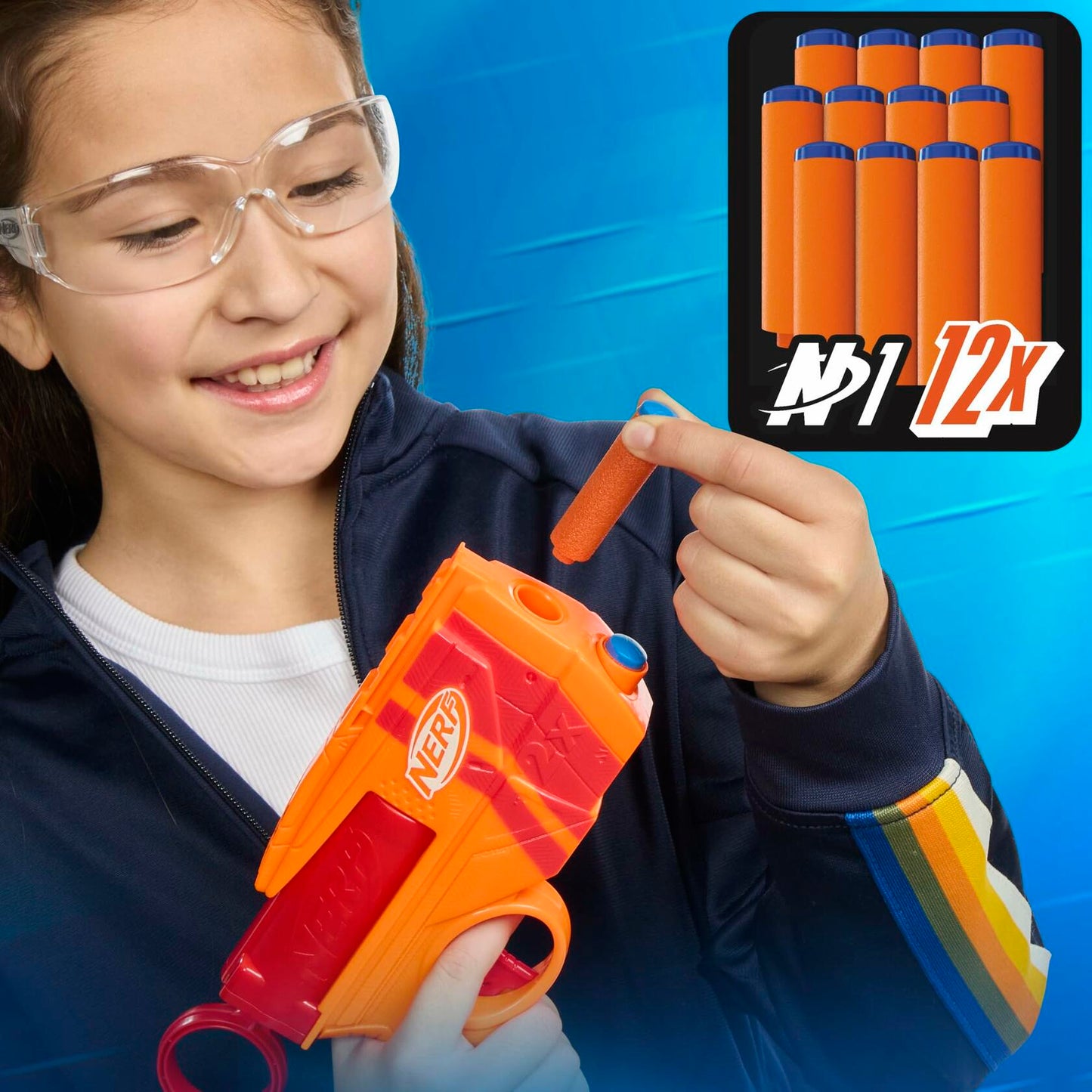 Nerf N Series Duo Pack, Includes 2 Ward Blasters, 12 N1 Darts Compatible Only N Series Blasters, Kids Outdoor Games, Ages 8+