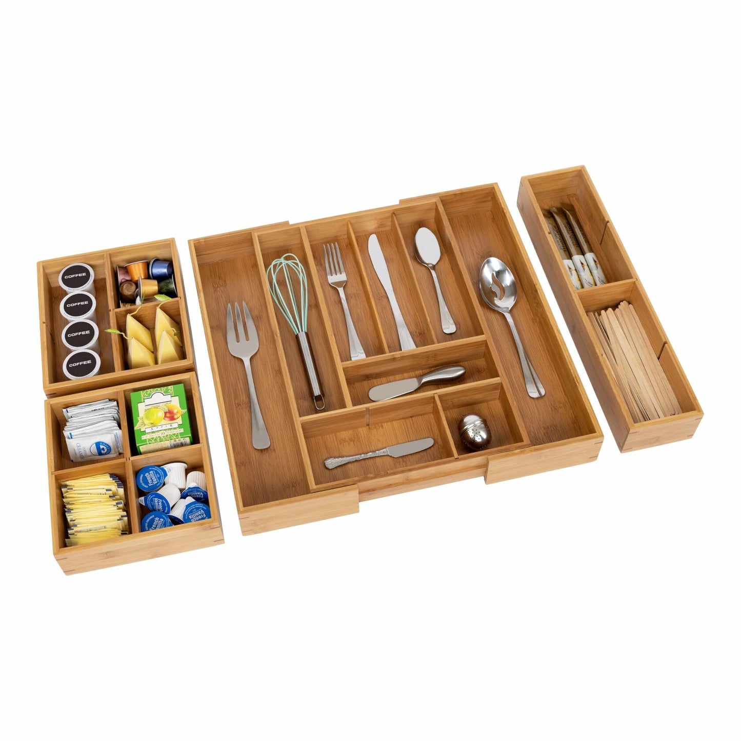 Classics Bamboo Expandable Drawer Organizer