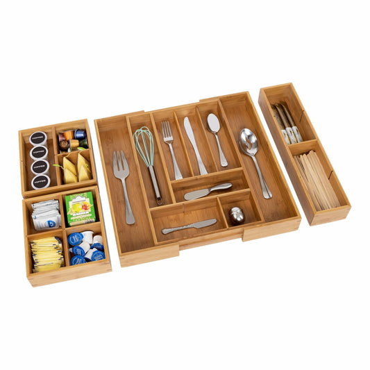 Classics Bamboo Expandable Drawer Organizer