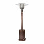 Fire Sense 46,000 BTU Propane Patio Heater – Hammered Bronze, Portable w/ Wheels
