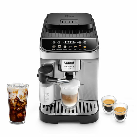 De'Longhi Magnifica Evo Espresso & Coffee Machine W Grinder&Milk Frother Silver
