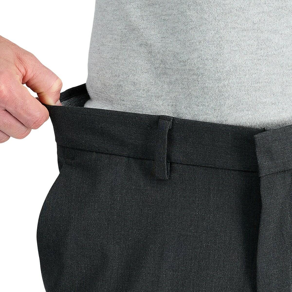 Haggar Men's Premium Flex Dress Pant | Dark Grey | 30W x 29L