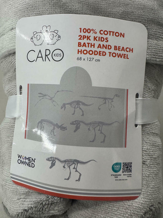 Caro 100% Cotton Kids Bath And Beach Towel Dinosaur Theme In Package