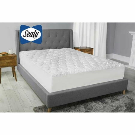 Sealy Sterling Collection Spa Luxury Mattress Pad White Queen