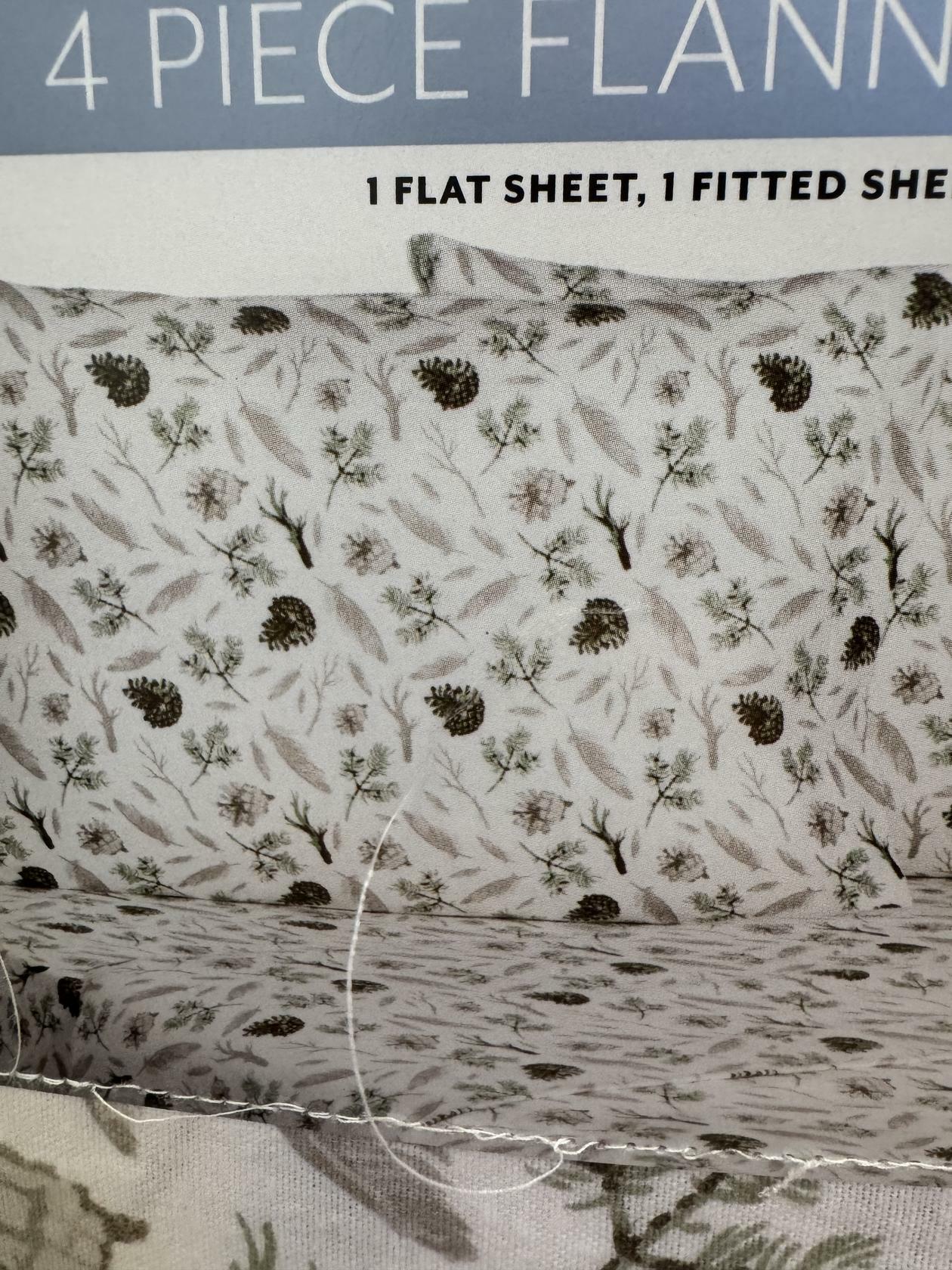 Flannel of Portugal Sheets, Queen, Fall Theme, Boston, New