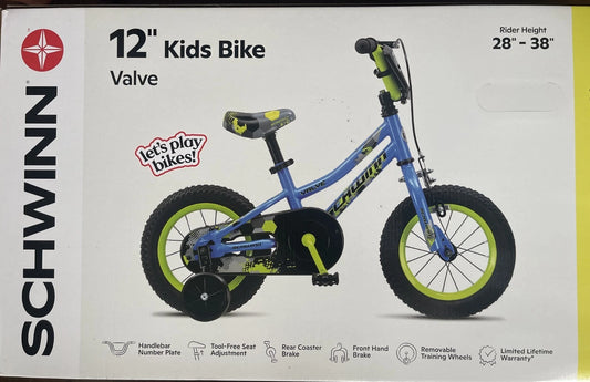 Schwinn Valve SmartStart Frame 12" Kids' Bike for Ages 1-4