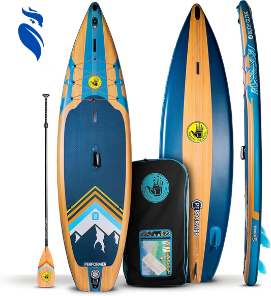 Body Glove Performer 11 ISUP Package - Paddle Board Paddle, Storage Backpack