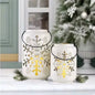 Evergreen, Ceramic LED Lanterns, set of 2