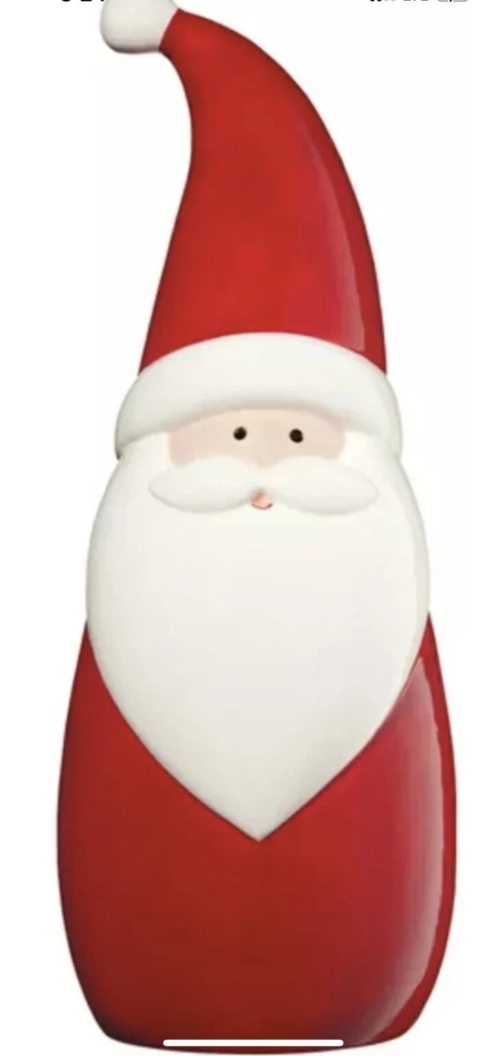 Ceramic Santa, 3 Piece Set