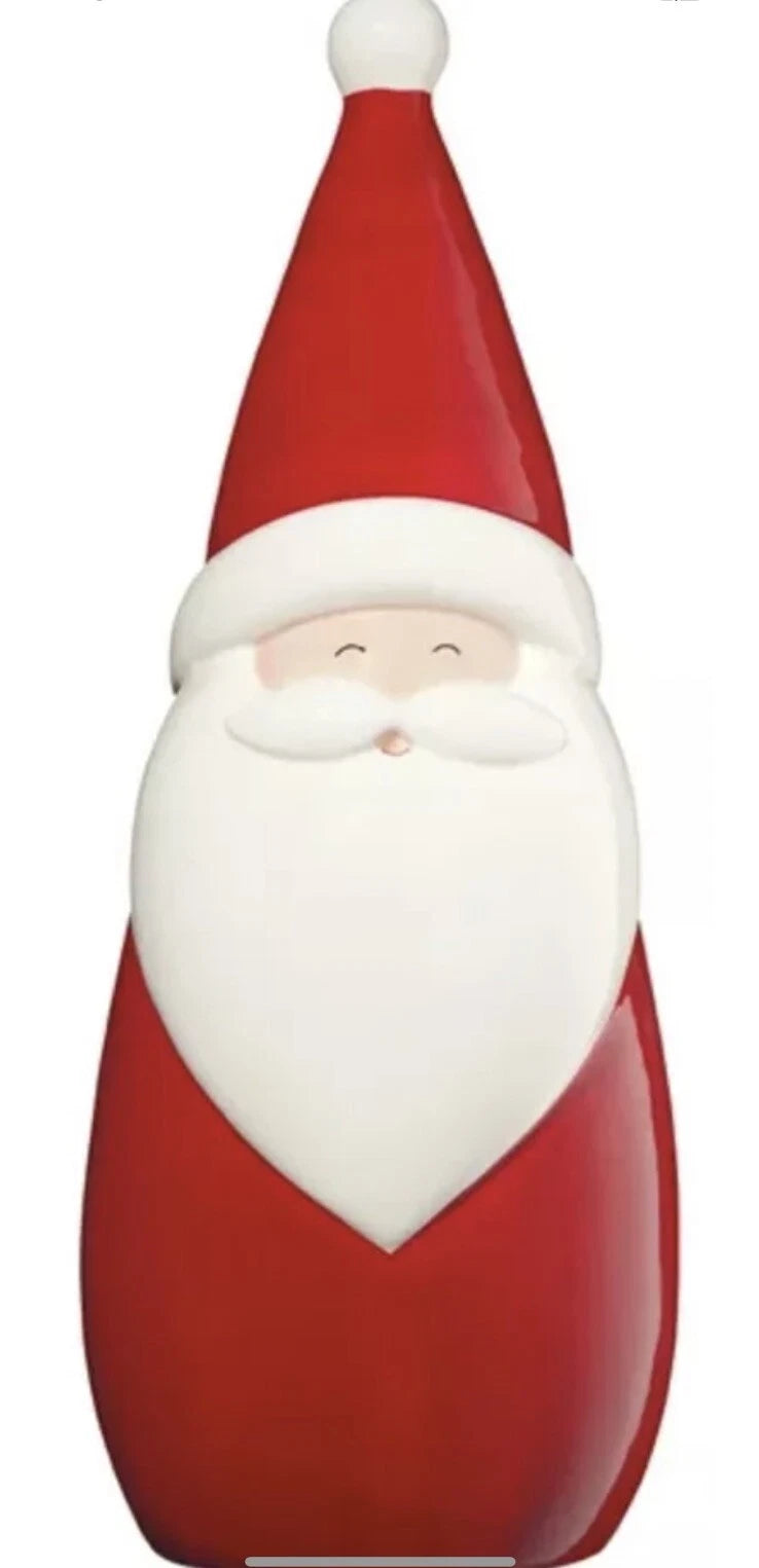 Ceramic Santa, 3 Piece Set