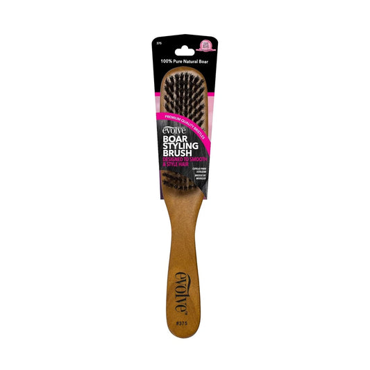 Evolve - Boar Styling Brush - Black Wood